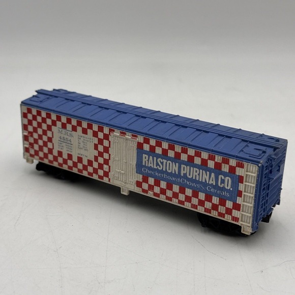 HO Scale TYCO 355E Billboard Reefer Ralston Purina M.R.S 4554 Model Train Car J3 - Picture 1 of 6